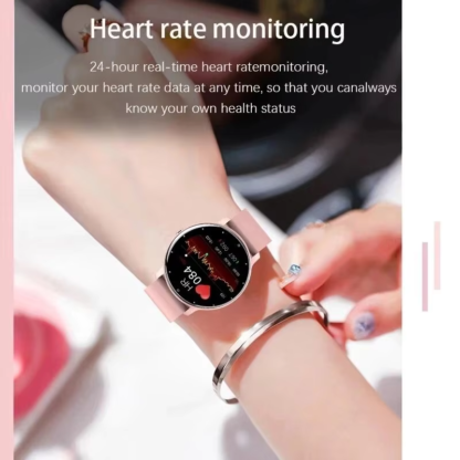 Women Smart Band Watch Real-Time Weather Forecast Activity Tracker Watches Heart Rate Monitor Sports Ladies Smart Watch Men - Image 3